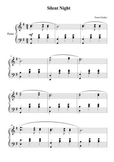 Silent Night (arr. Passoni Music)