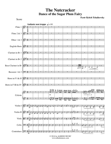 Dance of the Sugar Plum Fairy from The Nutcracker for Full Orchestra (arr. Doug Clyde)