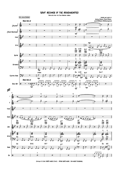 What Becomes Of The Brokenhearted (arr. Lachlan Davidson)