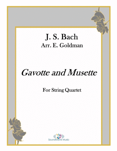 Gavotte and Musette from J.S.Bach's English Suite No.3 in G minor, BWV 808 (arr. Soundwave Music)