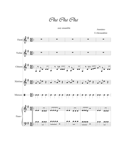 Cha Cha Cha (arr. Ester Alessandrini)