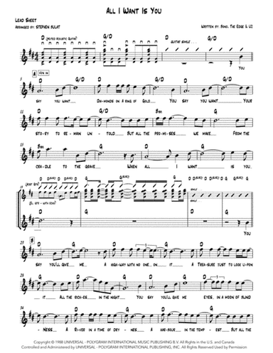 All I Want Is You (arr. Stephen Bulat)
