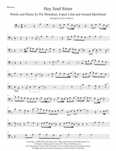 Hey, Soul Sister (arr. Kevin Busse)