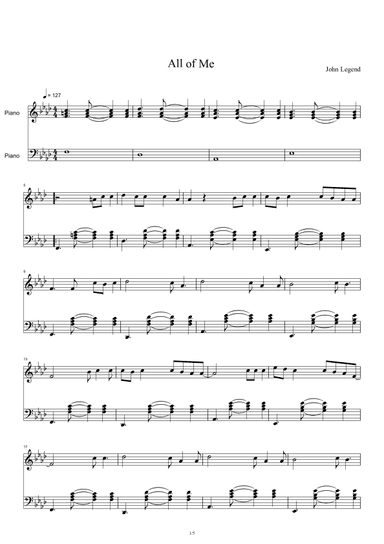 All Of Me (arr. John Legend)