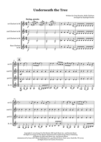Underneath The Tree (arr. Kayleigh Huelin)