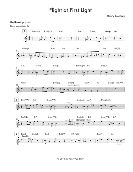Flight at First Light - Swing/Ballad