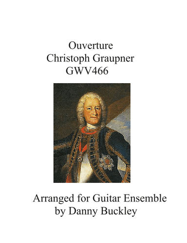 Ouverture in G major GWV 466 (arr. Danny Buckley)