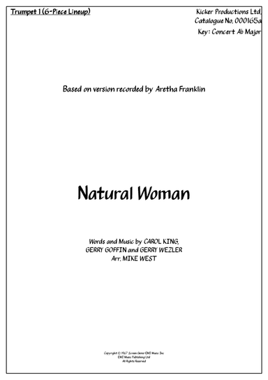 (you Make Me Feel Like) A Natural Woman (arr. Michael Storeton-West)