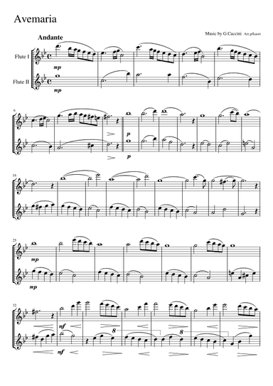 Ave Maria (arr. pfkaori)