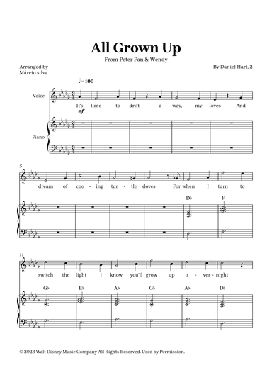 All Grown Up (arr. Márcio Silva)
