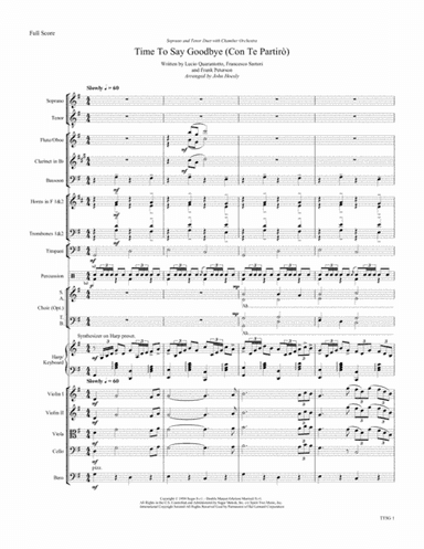 Time To Say Goodbye (arr. John Hoesly)