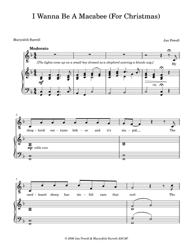 I Wanna Be A Maccabee (For Christmas)