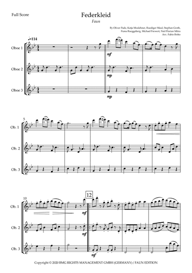 Federkleid (arr. Fabio Britto)