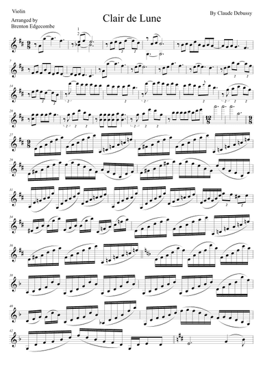 Clair de Lune (arr. Adelaide String Duo)
