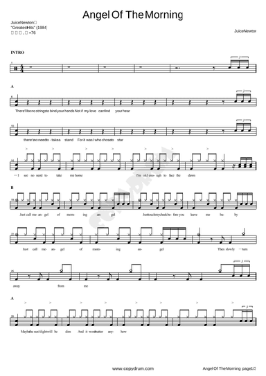 Angel Of The Morning (arr. COPYDRUM)