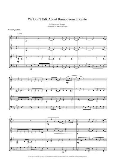 We Don't Talk About Bruno (arr. Matthew pyeon)