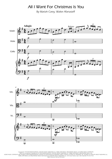All I Want For Christmas Is You (arr. Ygor Nunes)