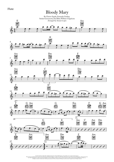 Bloody Mary (arr. Amauri Lopes)