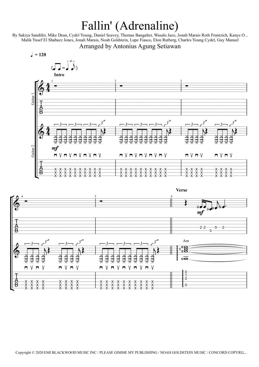 Fallin (arr. Antonius Agung Setiawan)