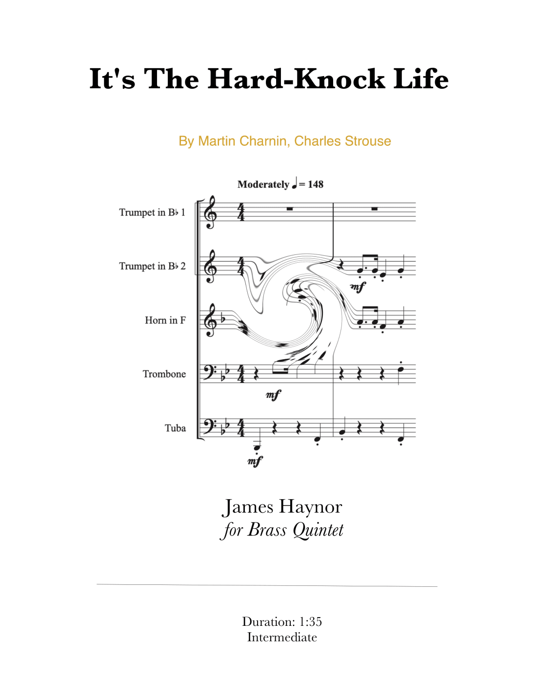 It's The Hard-knock Life (arr. James Haynor)