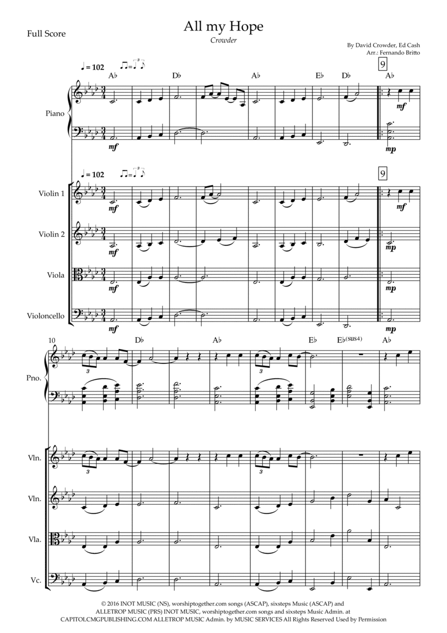 All My Hope (arr. Fernando Britto)