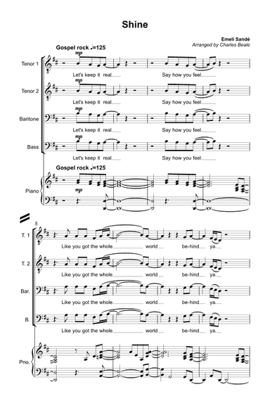 Shine (arr. Charles Beale)