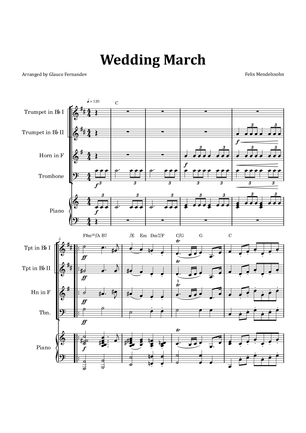 Wedding March (arr. Glauco Fernandes)