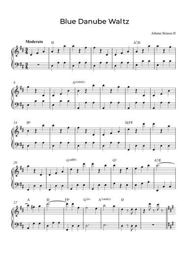 Blue Danube Waltz (arr. Alex Nunes Rodrigues)