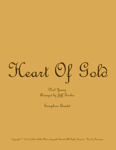 Heart Of Gold (arr. Jeff Tincher)