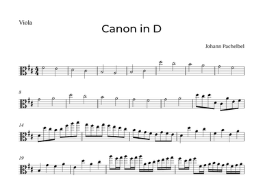 Canon in D (arr. Alex Nunes Rodrigues)