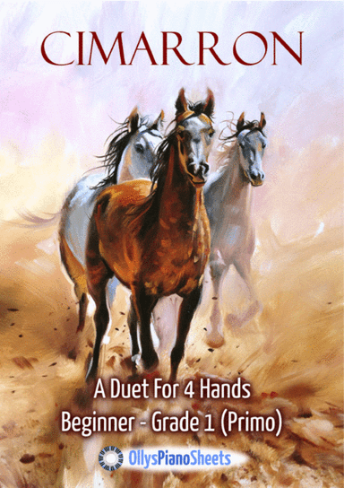 Cimarron - Country - Piano Duet