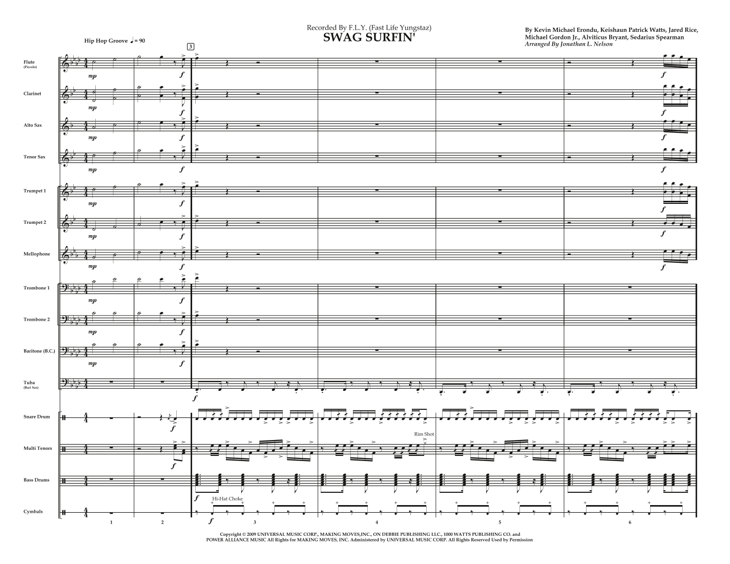 Swag Surfin' (arr. Jonathan L Nelson)