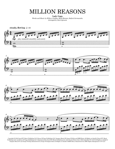 Million Reasons (arr. Zach Sprowls)