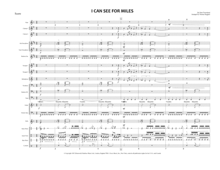 I Can See For Miles (arr. Thomas Ruggieri)