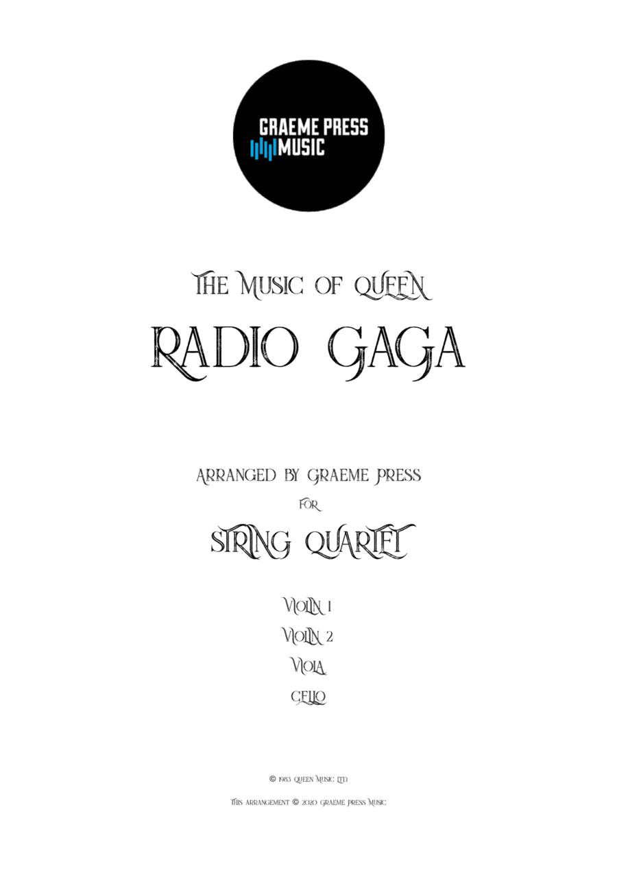 Radio Ga Ga (arr. Graeme Press)