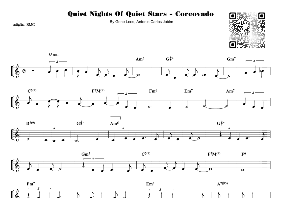 Quiet Nights Of Quiet Stars (corcovado) (arr. Piano)
