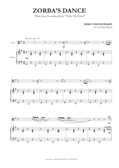 Zorbas Dance (arr. Diego Marani)