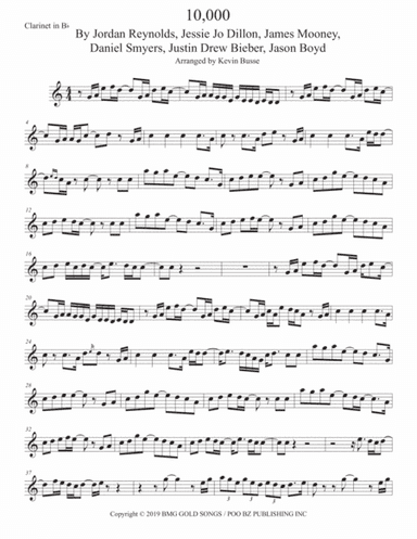 10,000 Hours (arr. Kevin Busse)