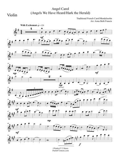 Angel Carol (arr. Anna Beth Francis)