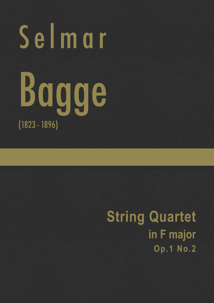 Bagge - String Quartet in F major, Op.1 No.2 (arr. J.G. Cucó Barber)