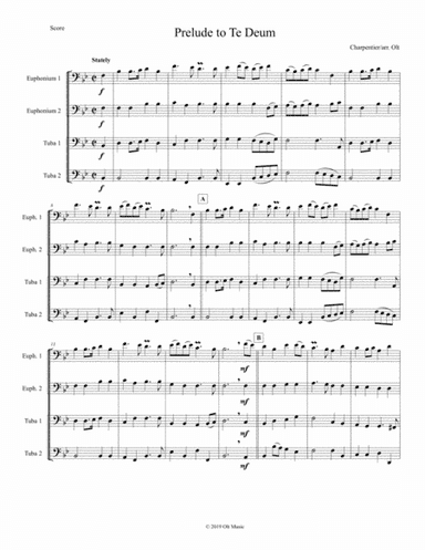 Prelude to Te Deum (arr. Tim Olt)