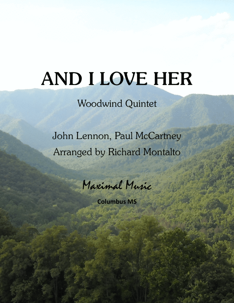 And I Love Her (arr. Richard Montalto)