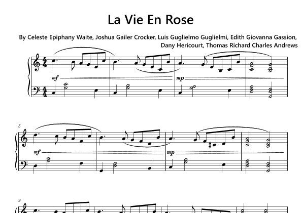 Loving La Vie En Rose (arr. Funtom)