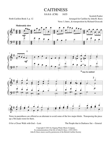 CAITHNESS (arr. John R. Knox & Richard Giszczak)