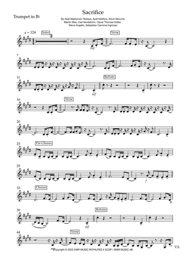 Sacrifice (arr. Matt Luff)