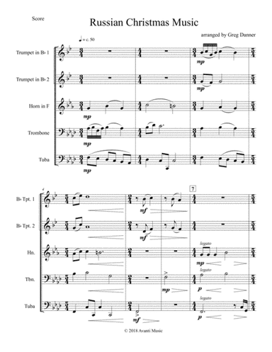 Carol of the Russian Children (from Russian Christmas Music) (arr. Greg Danner)