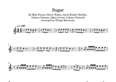 Sugar (arr. Thiago Marconato)