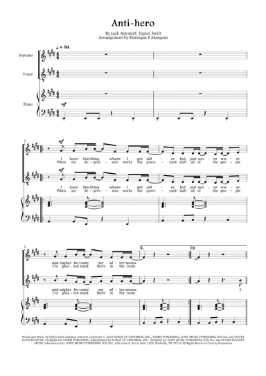 Anti-hero (arr. Henrique F Mangoni)
