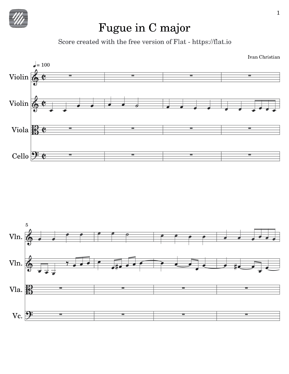 Fugue in C Major