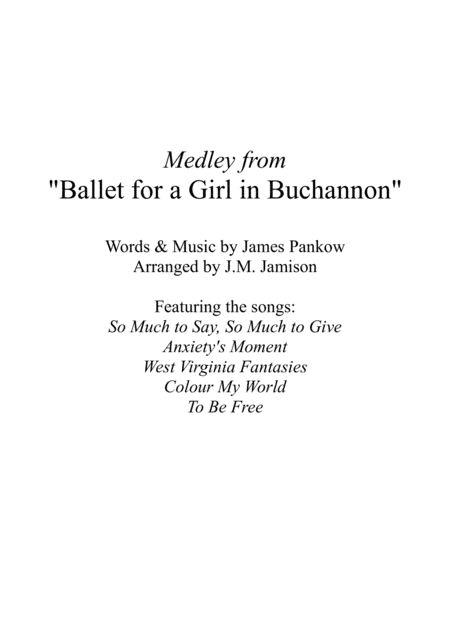 To Be Free (arr. J.M. Jamison)